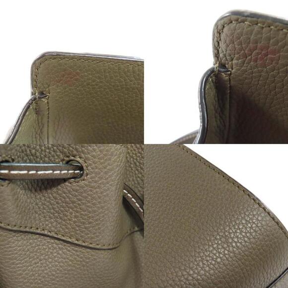 LOEWE Khaki Leather Hammock Bag - Picture 7 of 11